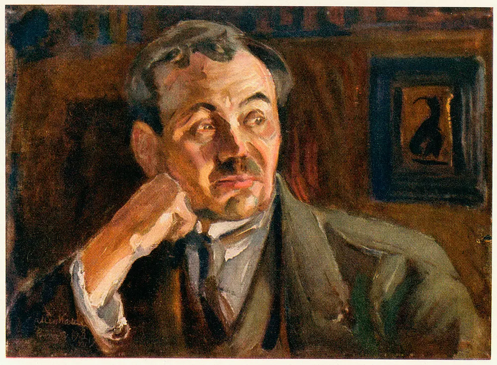 加伦-卡勒拉绘埃诺·莱诺肖像（1917）