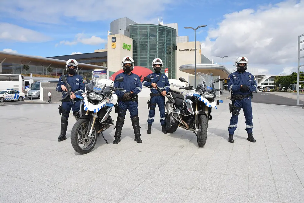 里斯本机场的公共安全警察