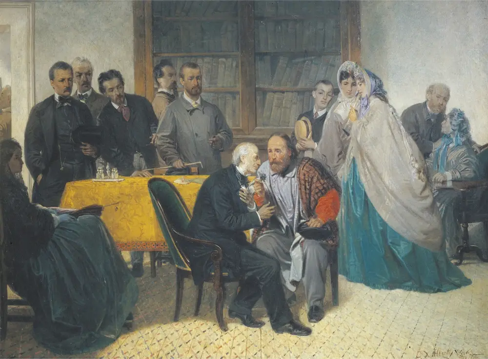 1862年加里波第拜访曼佐尼