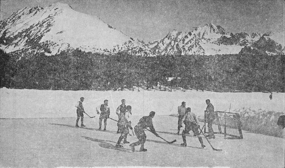 什特尔布斯凯湖上的冰球比赛（1927）