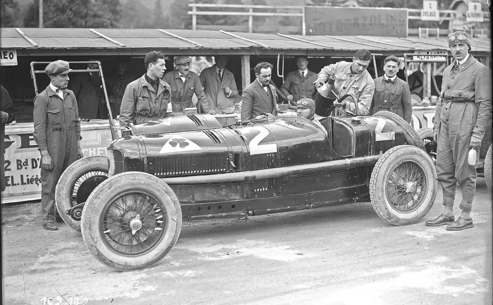 1925年斯帕欧洲大奖赛，阿斯卡里的阿尔法·罗密欧赛车