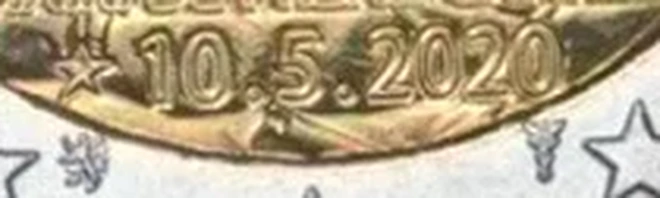 €C# 397.1 日期下方两侧印记