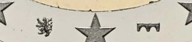 €C# 407.3 币面下方两侧印记