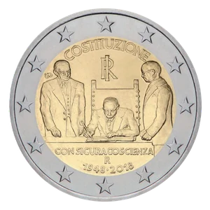 €C# 298 意大利共和国宪法颁布70周年