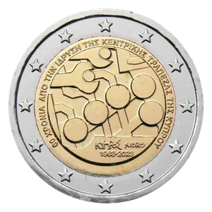 €C# 506 塞浦路斯中央银行成立60周年