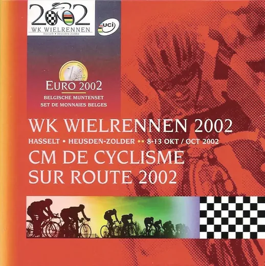 set A · 2002.2 · 2002年比利时世界自行车锦标赛 · 发行量 20,000