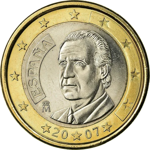 1、2 欧元 · 1999–2014 胡安·卡洛斯一世（Juan Carlos I）